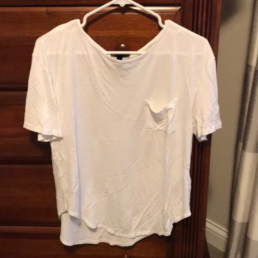 TOPSHOP- Plain White T-shirt
